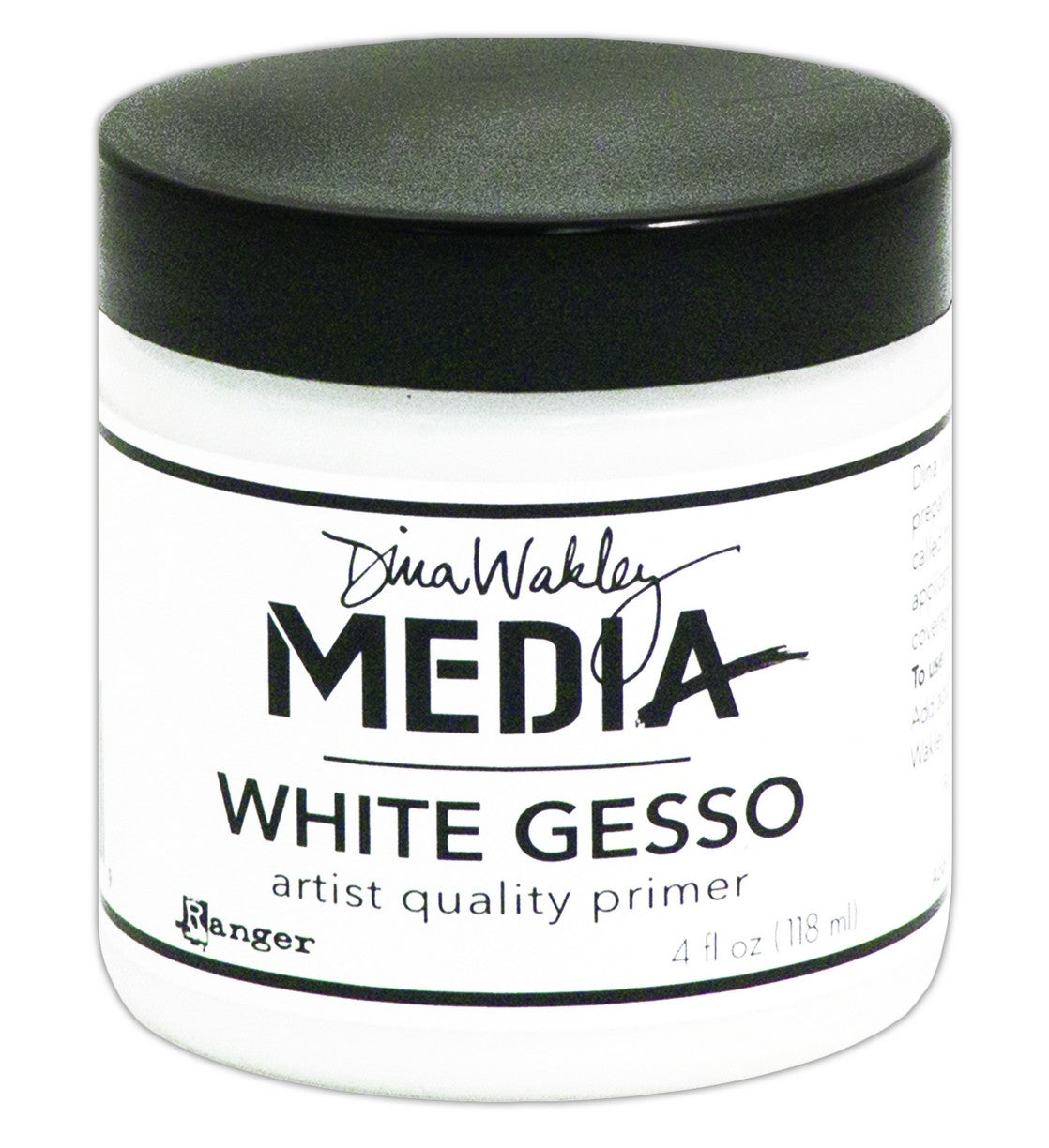 Ranger - Dina Wakley Media - White Gesso 4 Fl oz