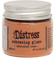 Distress Embossing Glaze - Tattered Rose