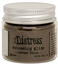 Distress Embossing Glaze - Walnut Stain