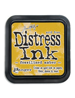 Distress Ink Pad - Fossilized Amber