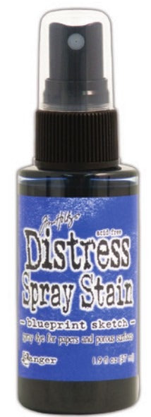 Distress Spray Stain - Blueprint Sketch