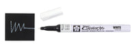 Pentouch Calligrapher Marker, Fine (1.8mm) - White