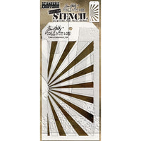 Stampers Anonymous - Tim Holtz - Shifter Layering Stencil - Rays