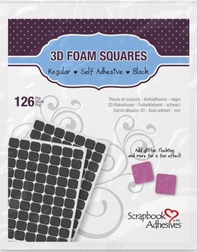 Scrapbook Adhesives 3D Foam Squares Regular