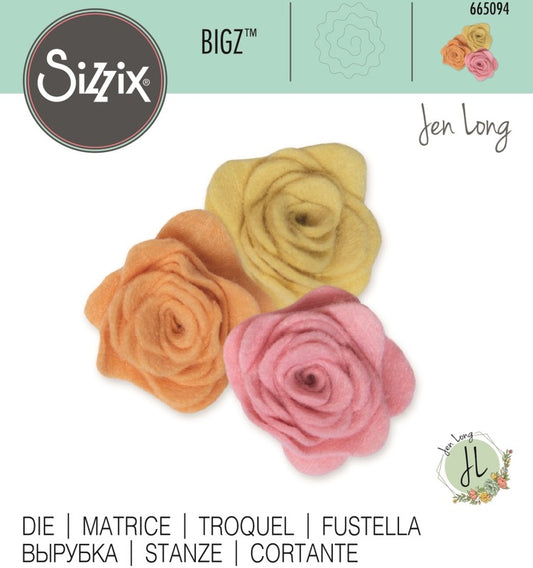 Sizzix - BIGZ Die Jen Long - 3-D Rose #2