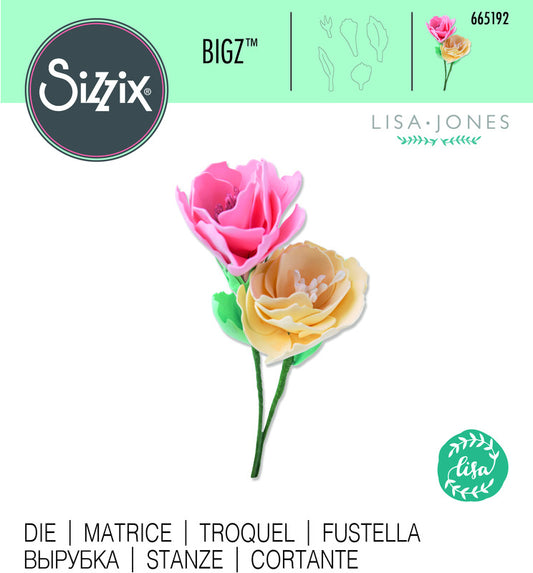 Sizzix - BIGZ Die Lisa Jones - 3-D Wildflowers