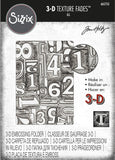 Sizzix - Texture Fades A6 Tim Holtz Embossing Folder - Numbered