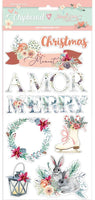 Stamperia - Chipboard - Gratitude - Amor Merry Christmas