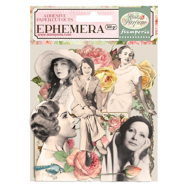 Stamperia  - Ephemera - Rose Parfum - Frames & Ladies