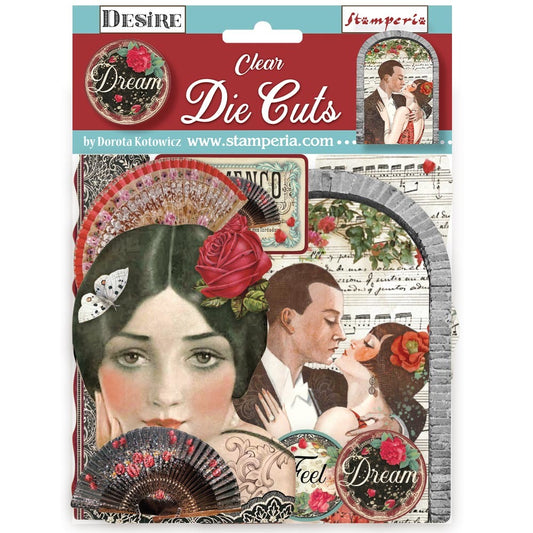 Stamperia - Clear Die Cuts - Desire