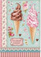 Stamperia Rice Paper for Decoupage - Sweety - Ice Cream