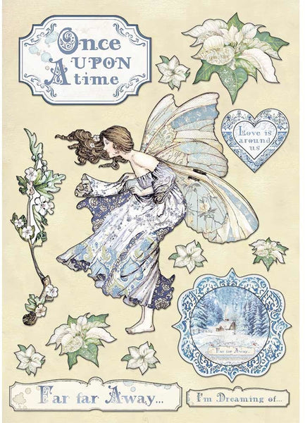Stamperia - Colored Wooden Shapes - Winter Tales - Once Upon a Time