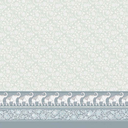 Stamperia - 12x12 Designer paper - 26 Secrets of India - Blue Elephants SBB688
