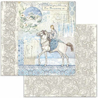 Stamperia - 12x12 Paper - Winter Tales - Horse