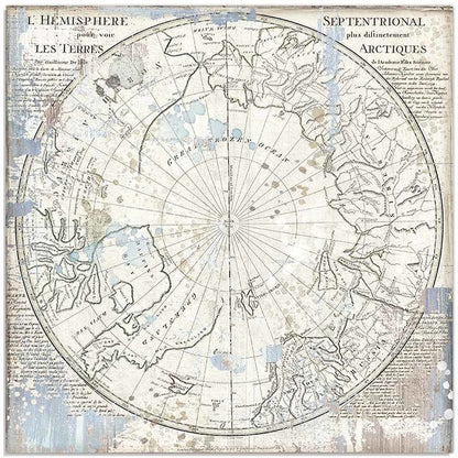 Stamperia - 12x12 Designer Paper - Arctic Antarctic - Wolf