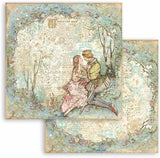 Stamperia - 12x12 Paper - Sleeping Beauty - Lovers