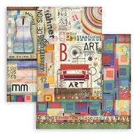 Stamperia 12x12 Designer Paper - Bauhaus - Art