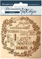 Stamperia - Decorative Chips - Sleeping Beauty - Garland Love