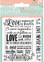 Stamperia - Clear Stamp - Love Story Love Never Fails