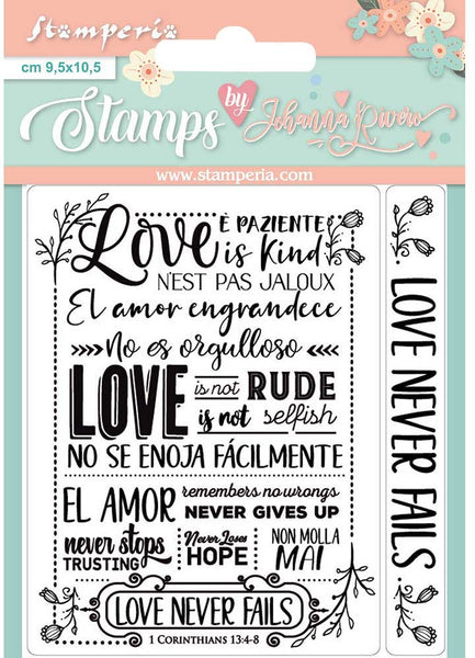 Stamperia - Clear Stamp - Love Story Love Never Fails