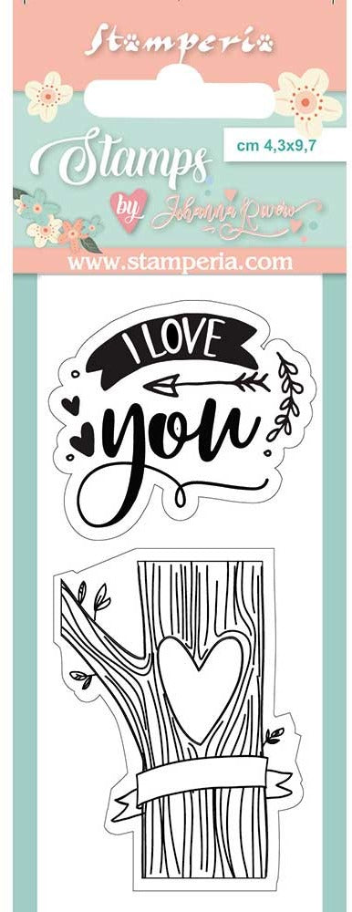Stamperia - Clear Stamp - Love Story I Love You