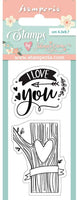 Stamperia - Clear Stamp - Love Story I Love You