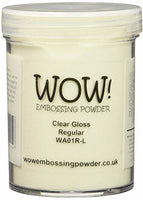 WOW! Embossing Powders - Clear Gloss LARGE 160ml