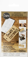 Sizzix - Tim Holtz - Sticky Grid Sheets - 5 per package