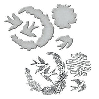 Spellbinders - Stamp & Die Set - Swallow