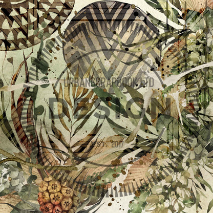 Savanna Jungle Backgrounds 8x8 - DIGITAL