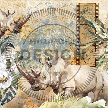 Savanna Jungle 6x6 - DIGITAL