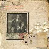 Project Page kits ~ Steampunk Vintage 6x6"